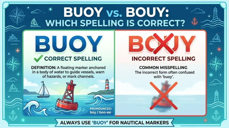 Buoy vs Bouy: Which Spelling Is Correct?
