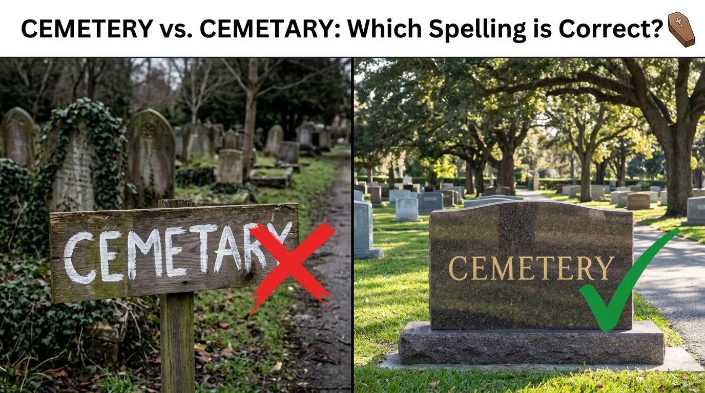Cemetery vs Cemetary: Which Spelling Is Correct?