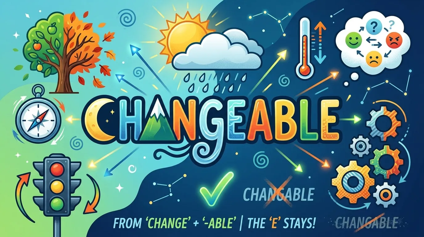 Changeable vs Changable: Which Spelling Is Correct?