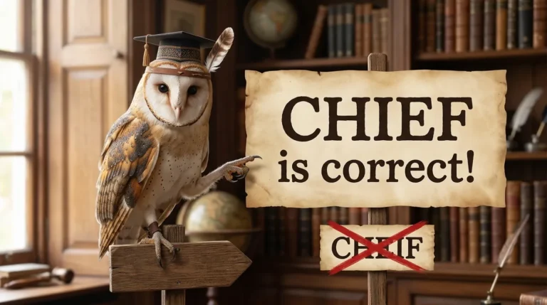 Chief vs Cheif: Which Spelling Is Correct?