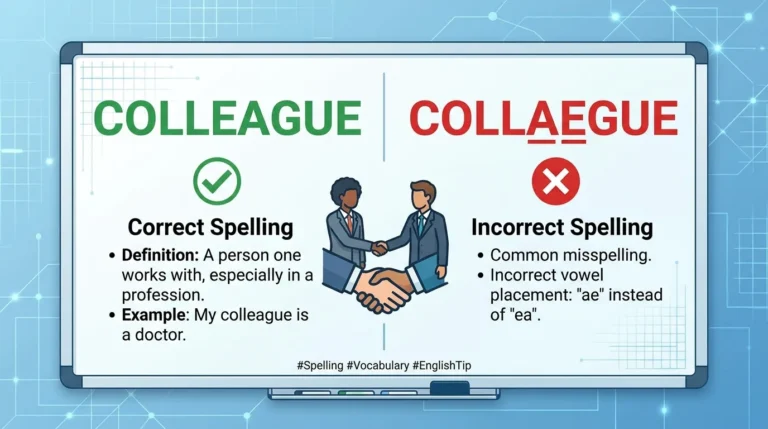 Colleague vs Collaegue: Which Spelling Is Correct?