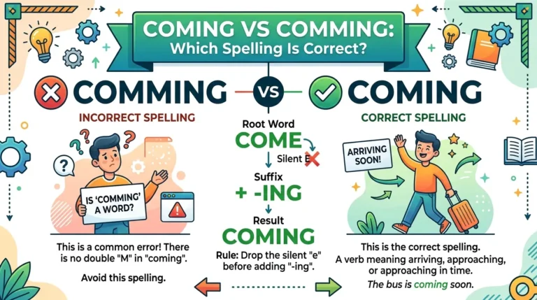Coming vs Comming: Which Spelling Is Correct?