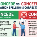 Concede vs Conceed: Which Spelling Is Correct?