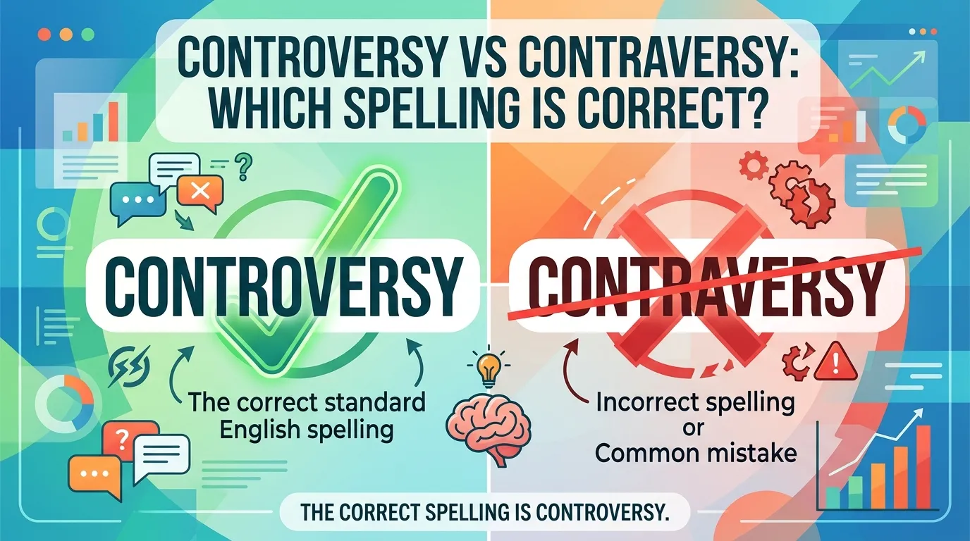 Controversy vs Contraversy: Which Spelling Is Correct?