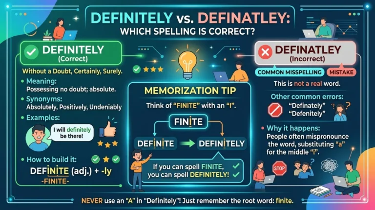 Definitely vs Definatley: Which Spelling Is Correct?