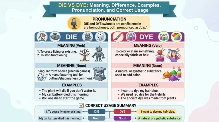 Die vs Dye