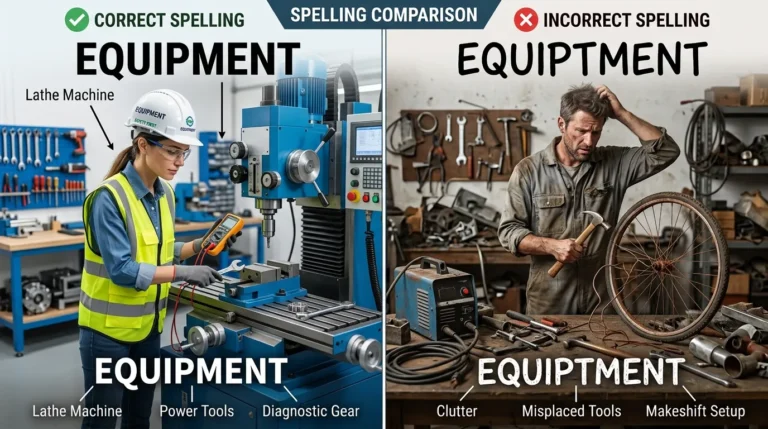 equipment vs equiptment