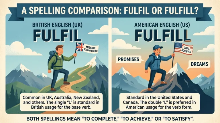 fulfil vs fulfill