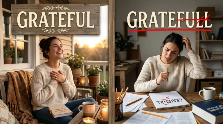 grateful vs gratefull
