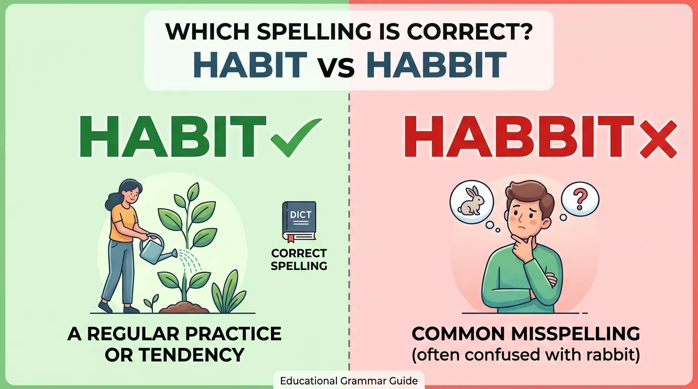Habit vs Habbit: Which Spelling Is Correct?