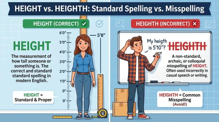 height vs heighth