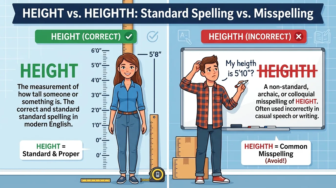 height vs heighth