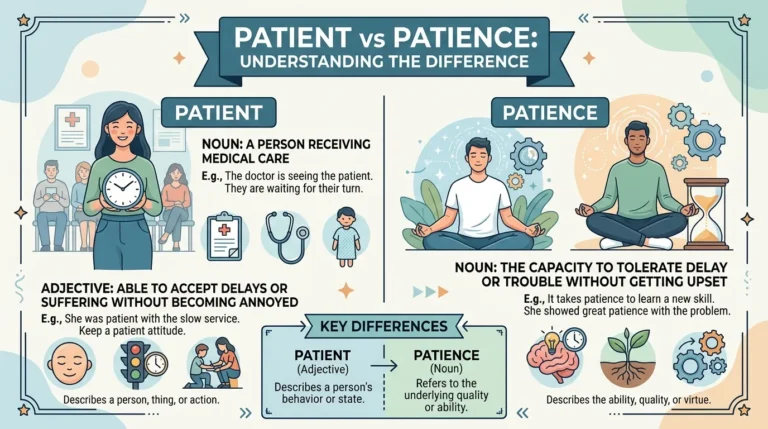 Patient vs Patience