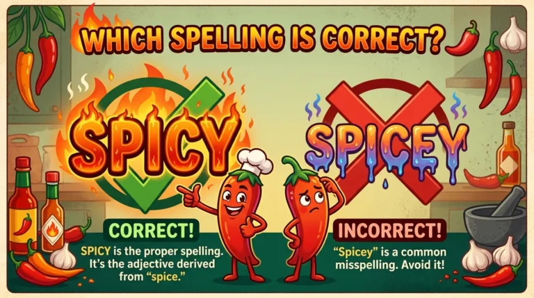 Spicy vs Spicey: Which Spelling Is Correct?