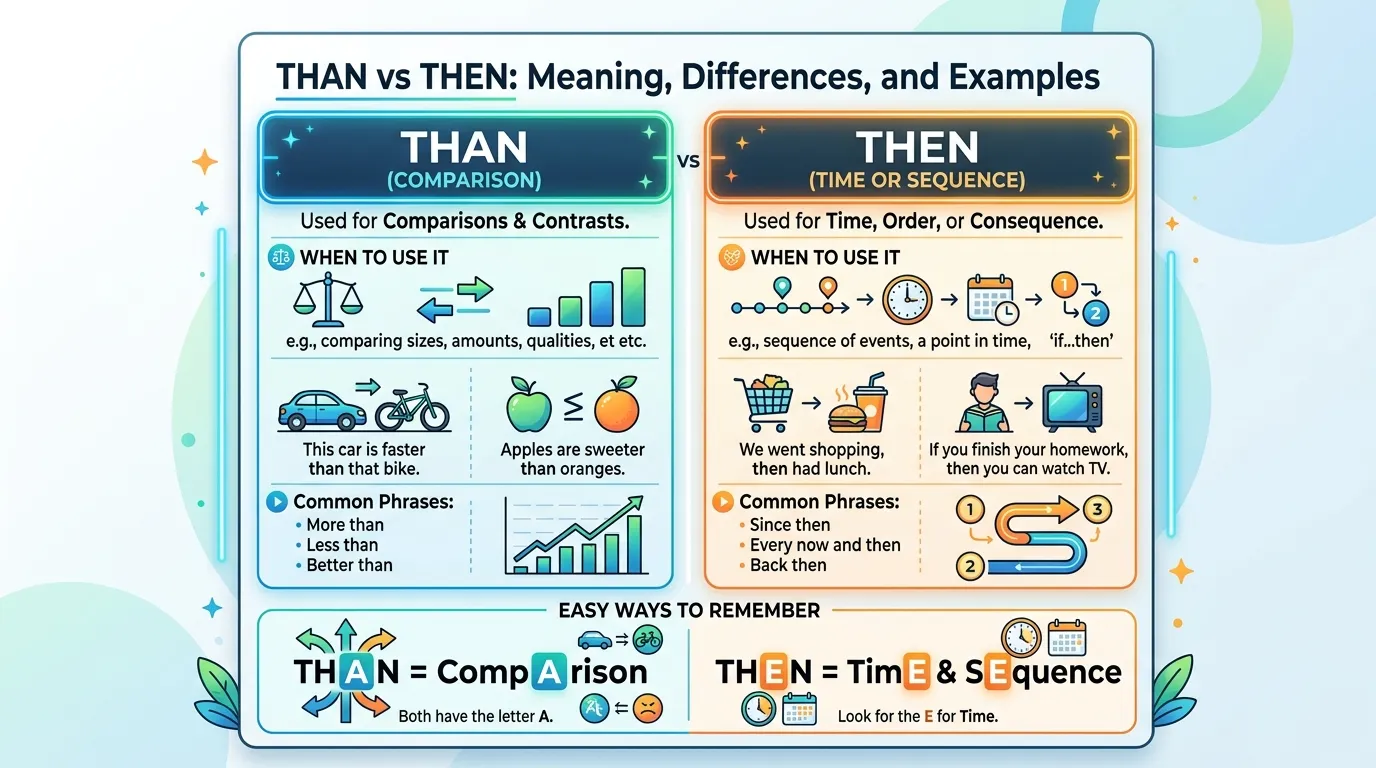 Than vs Then