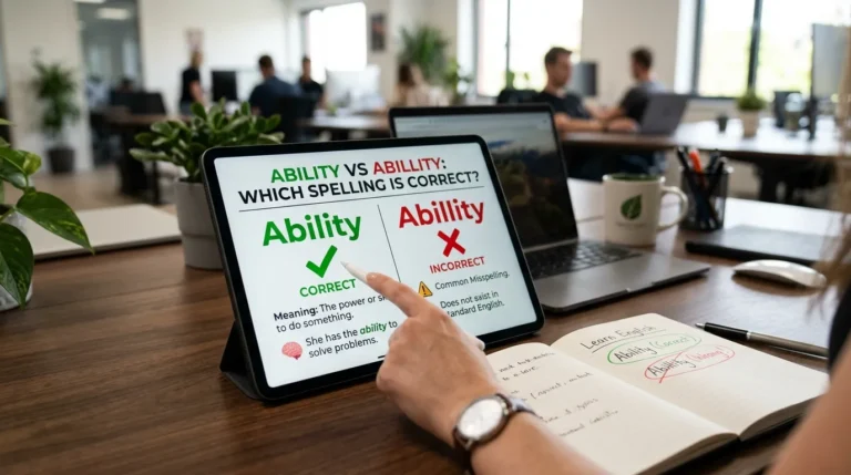 Ability vs Abillity: Which Spelling Is Correct?