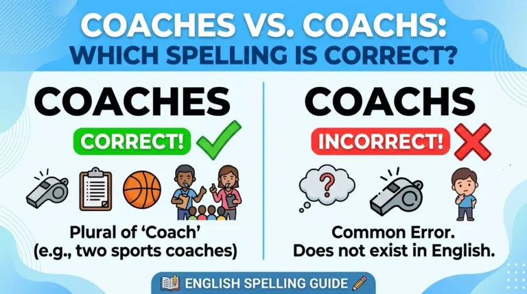 Coaches vs Coachs: Which Spelling Is Correct?