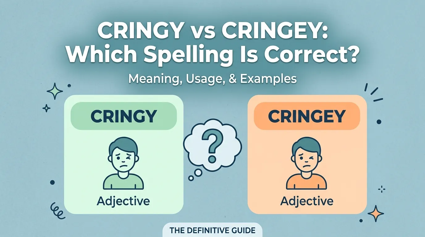 Cringy vs Cringey: Which Spelling Is Correct?