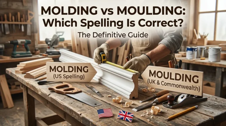Molding vs Moulding: Which Spelling Is Correct?