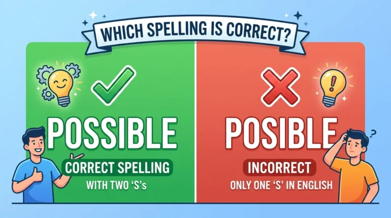 Possible vs Posible: Which Spelling Is Correct?