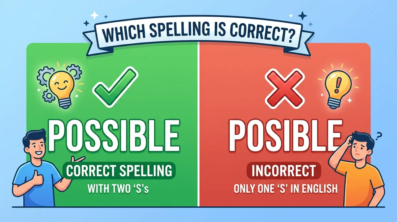 Possible vs Posible: Which Spelling Is Correct?