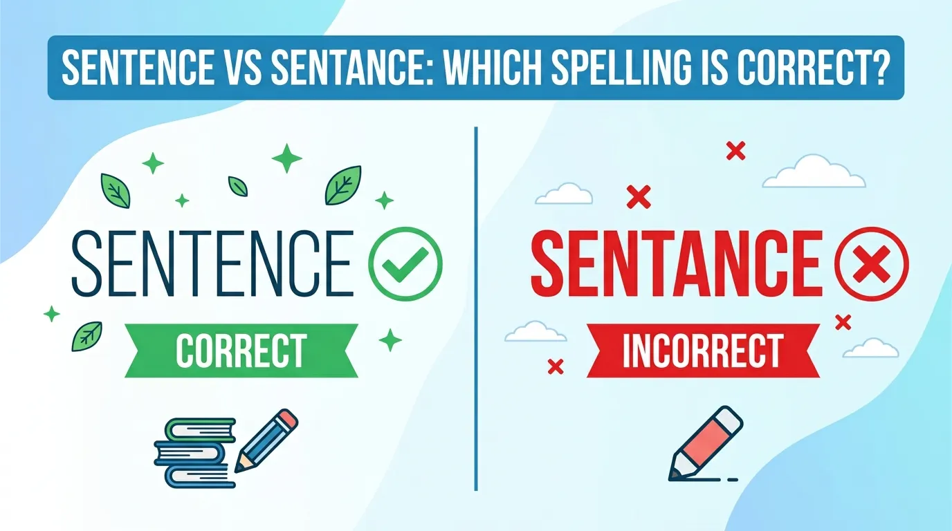 Sentence vs Sentance: Which Spelling Is Correct?
