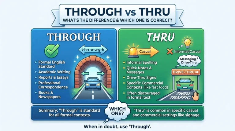 Through vs Thru: What’s the Difference